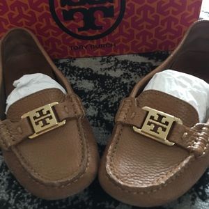 Tory Burch Leather Driving Loafers
